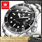 Men's Quartz Stainless Steel Watch with Auto Date