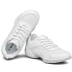 Kids' White Split Sole Cheer Dance Sneakers