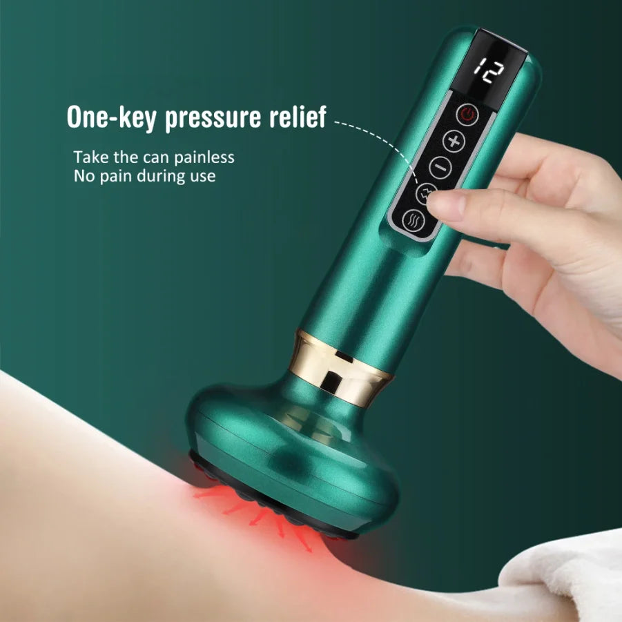 Electric Cupping Massager with Infrared Heating