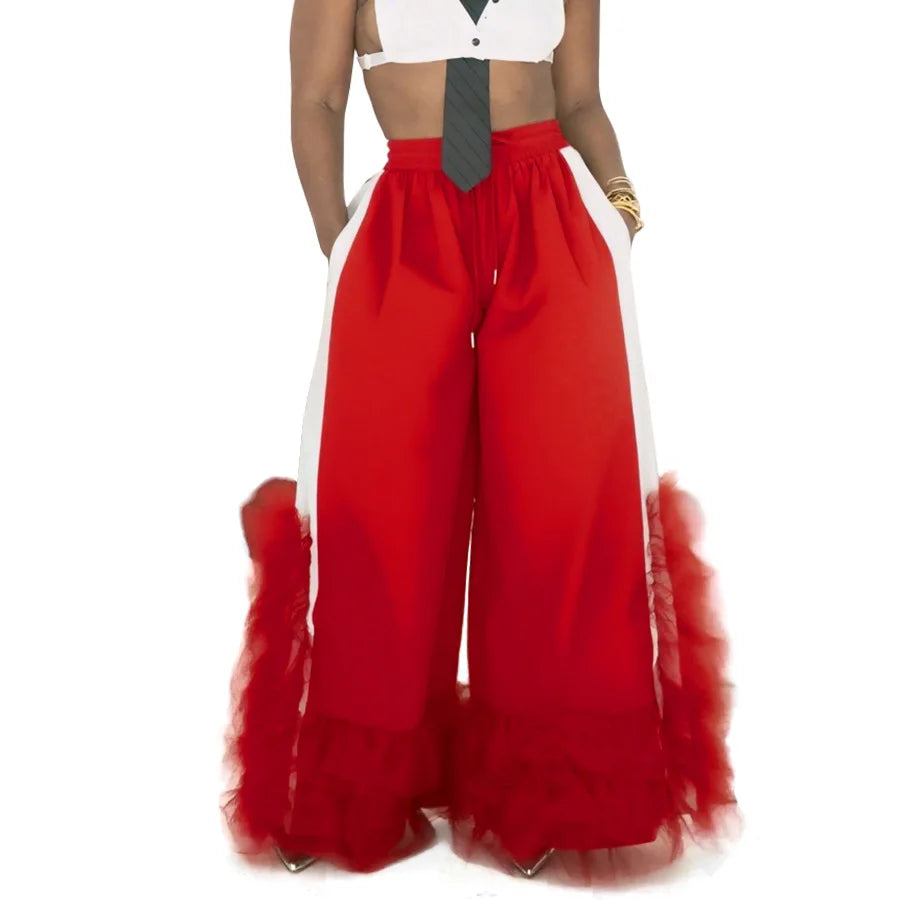 Women's Plus Size Dashiki High Waist Long Pants