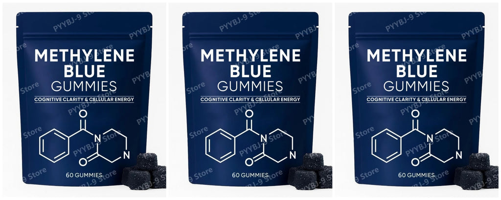 Methylene Blue Cognitive and Energy Support Dietary Supplement Gummies
