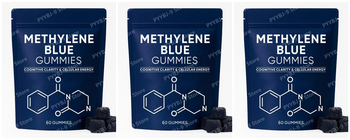 Methylene Blue Cognitive and Energy Support Dietary Supplement Gummies