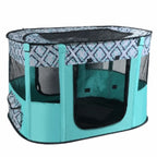 Portable Pet Playpen Folding Cage for Cats Dogs