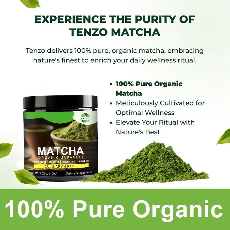 Organic Japanese Matcha Green Tea Powder
