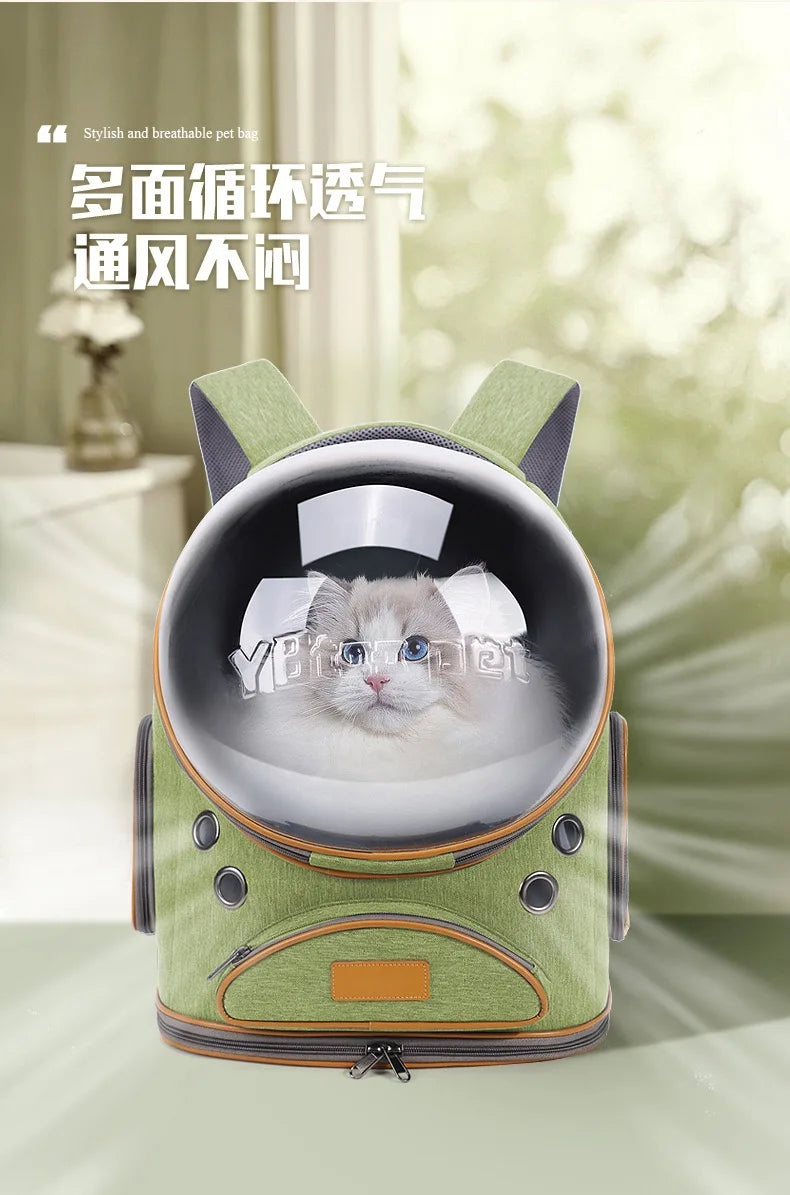 Panoramic Space Capsule Pet Carrier Backpack for Cats Dogs