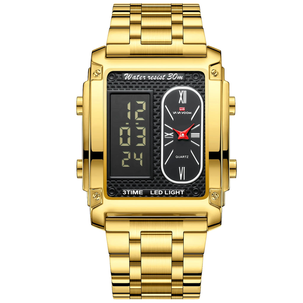 Men's Luxury Stainless Steel Quartz Watch 2561