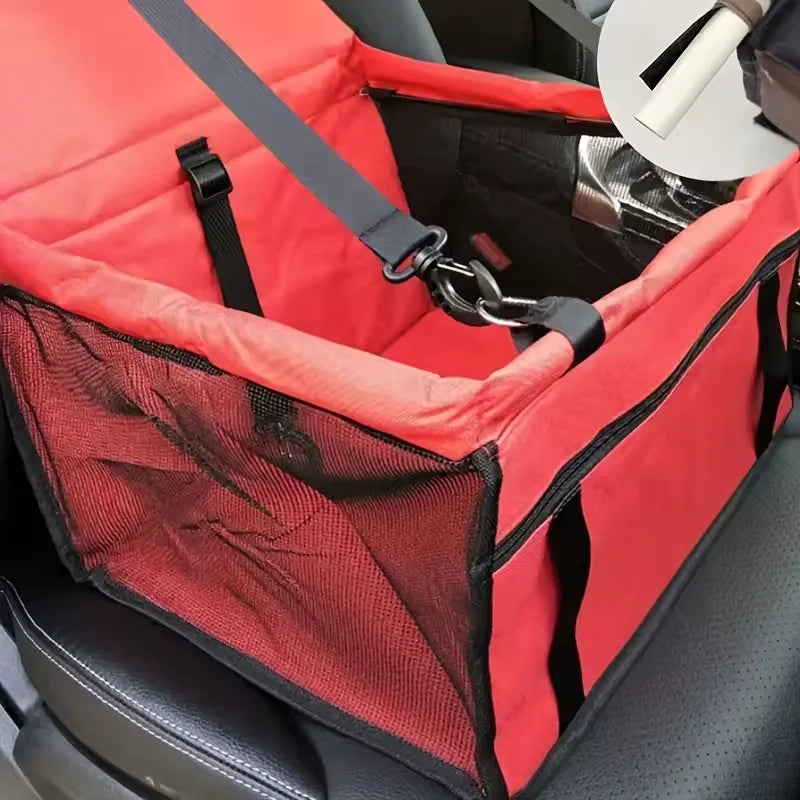Foldable Dog Car Seat Cover Hammock Pet Carrier
