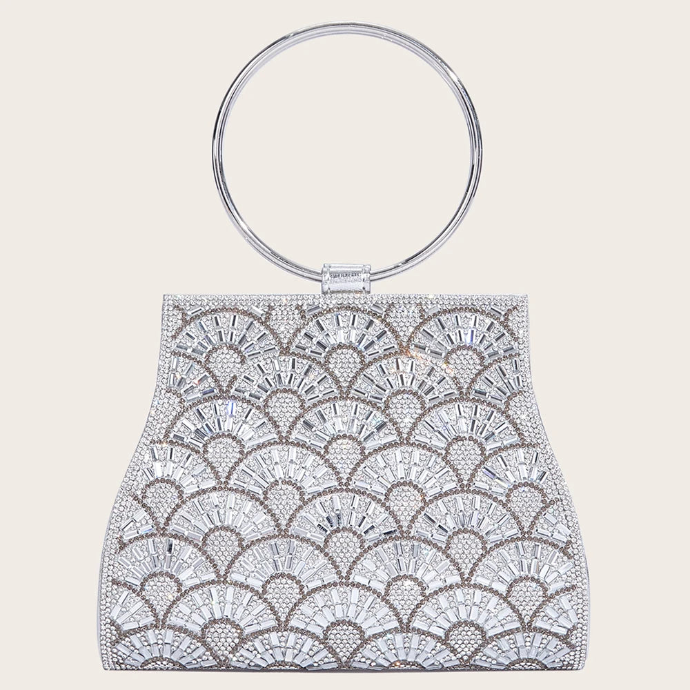 Women's Luxury Rhinestone Evening Clutch Bag