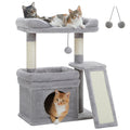 Small Cat Tree Tower Condo Scratching Post for Cats