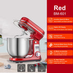 Electric 6-Speed Stand Mixer and Dough Kneader 1200W