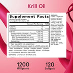 Krill Oil Phospholipid Omega-3 Astaxanthin EPA DHA Softgels