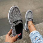 Women's Solid Lace-Up Flat Loafers Comfortable Casual Shoes