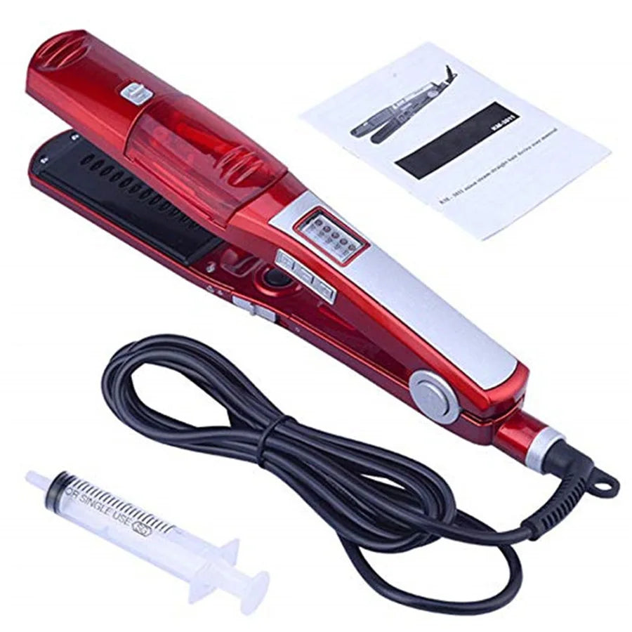 Portable Ceramic Steam Hair Dryer LCD Temperature Control