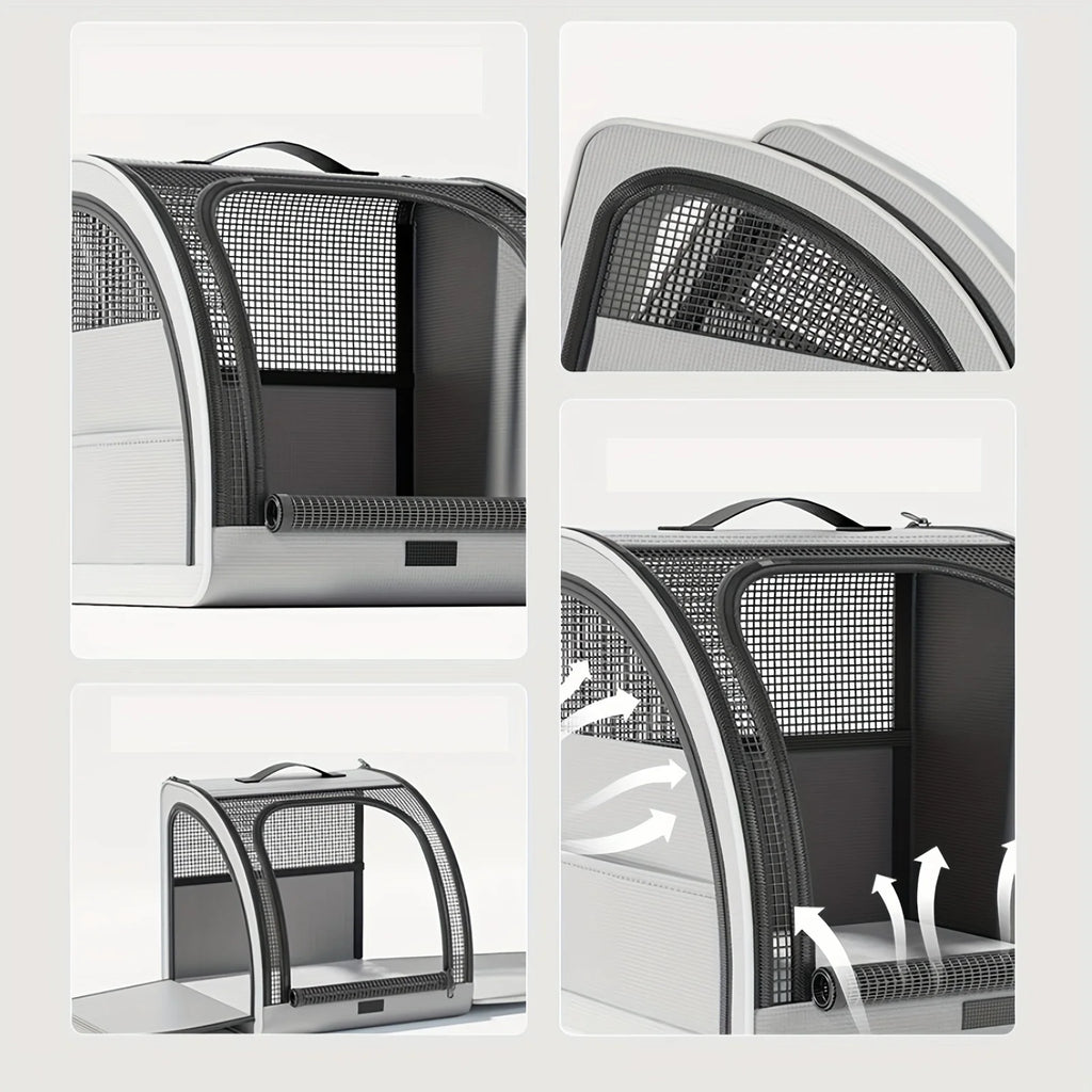 Portable Pet Car Bed Travel Seat for Dogs Cats