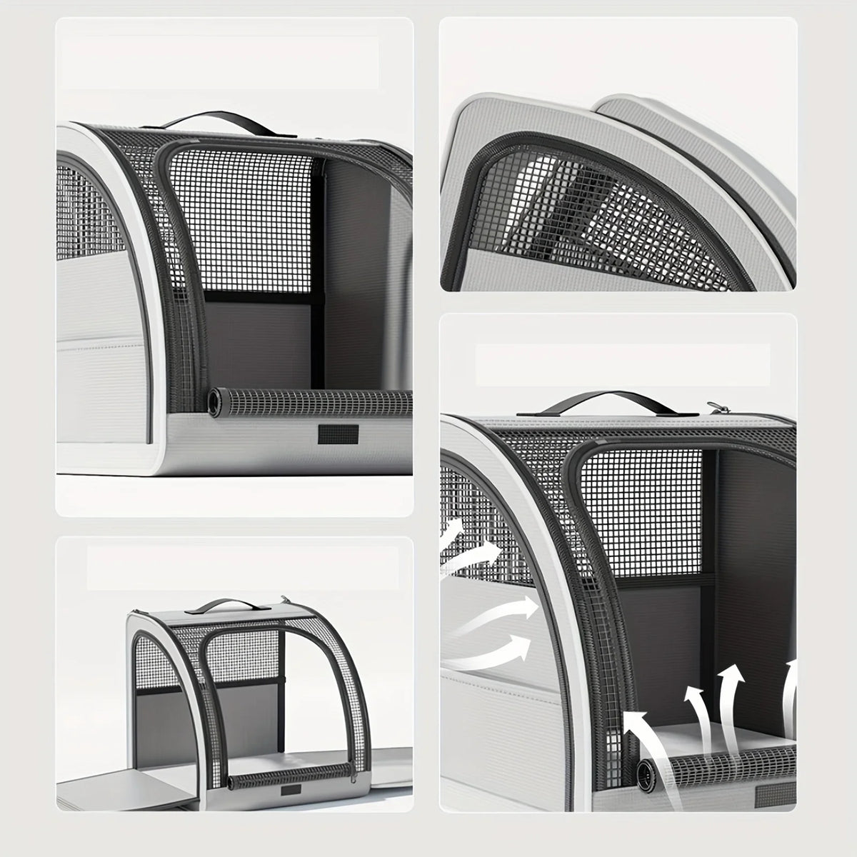 Portable Pet Car Bed Travel Seat for Dogs Cats