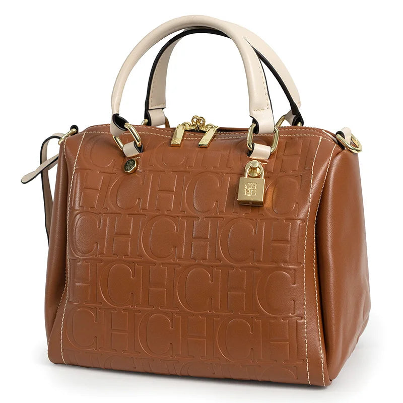 Women's Letter Print Boston Crossbody Shoulder Bag