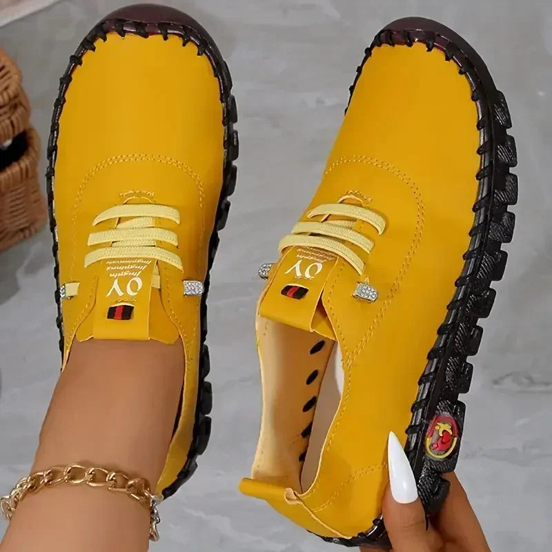 Women's Lace-Up Roman Retro Breathable Sneakers