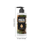 Men Long Lasting Fragrance Shower Gel Deeply Cleansing Exfoliating 3.4 fl oz