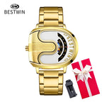 Men's Luxury Stainless Steel Quartz Wristwatch