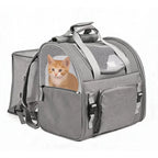 Expandable Mesh Travel Pet Carrier Backpack for Cats