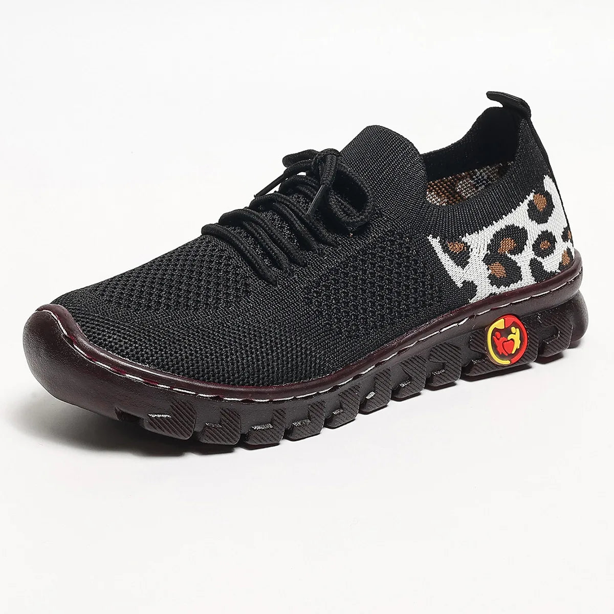 Women's Mesh Breathable Lace-Up Walking Sneakers A666