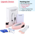 V Face Massage Belt with Vibration Hot Cold Compress