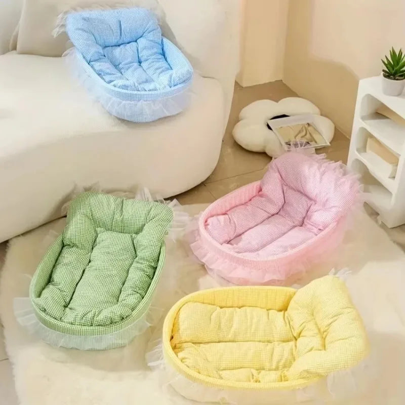 Macaron Deep Sleeping Pet Bed for Cats Dogs