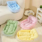 Macaron Deep Sleeping Pet Bed for Cats Dogs