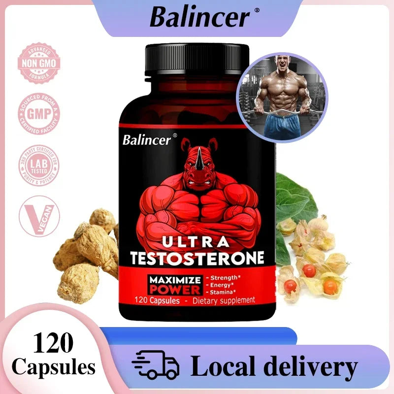 Tribulus Terrestris Men Energy Support Dietary Supplement Capsules