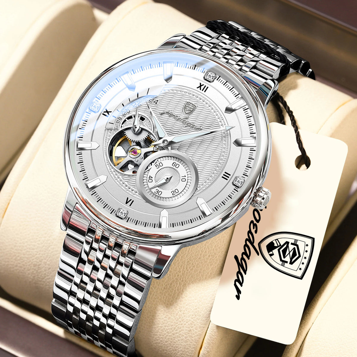 Men's Luxury Hollow Tourbillon Automatic Mechanical Watch