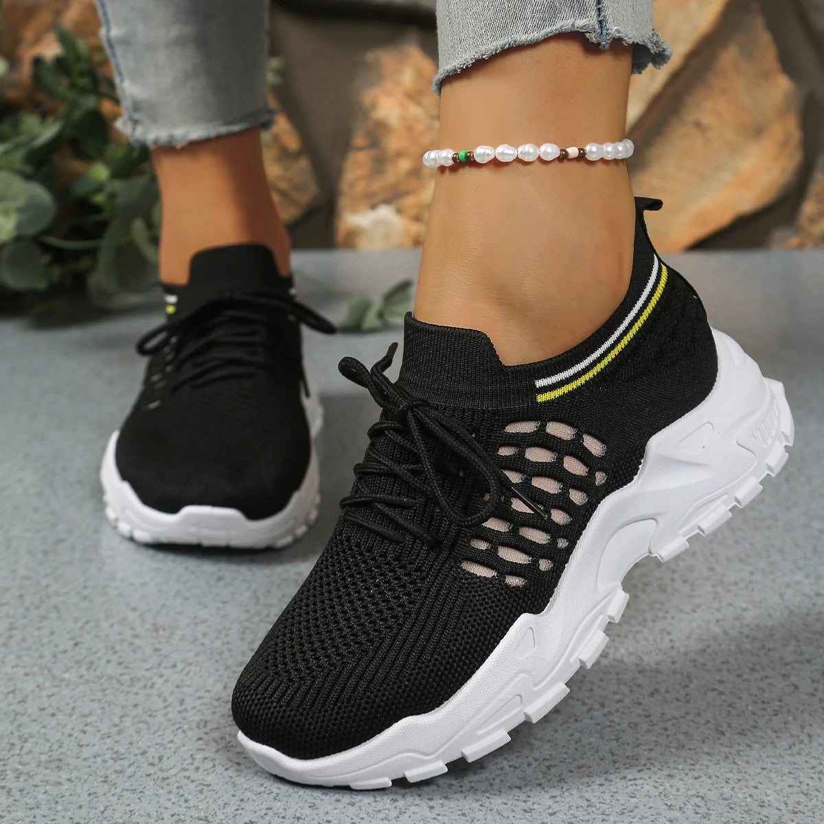 Women's Leopard Print Slip-On Canvas Sneakers