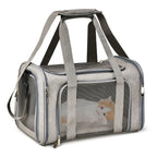 Breathable Mesh Travel Pet Carrier Shoulder Bag for Cats Dogs