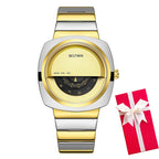 Men's Luxury Creative Stainless Steel Quartz Wristwatch