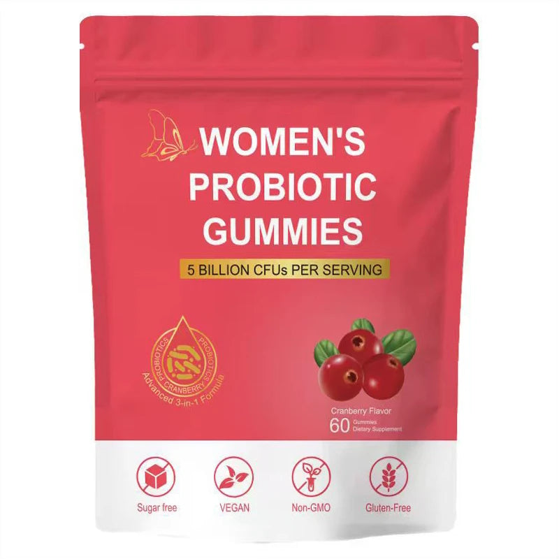 Women's Feminine Balance Health Support Dietary Supplement Gummies