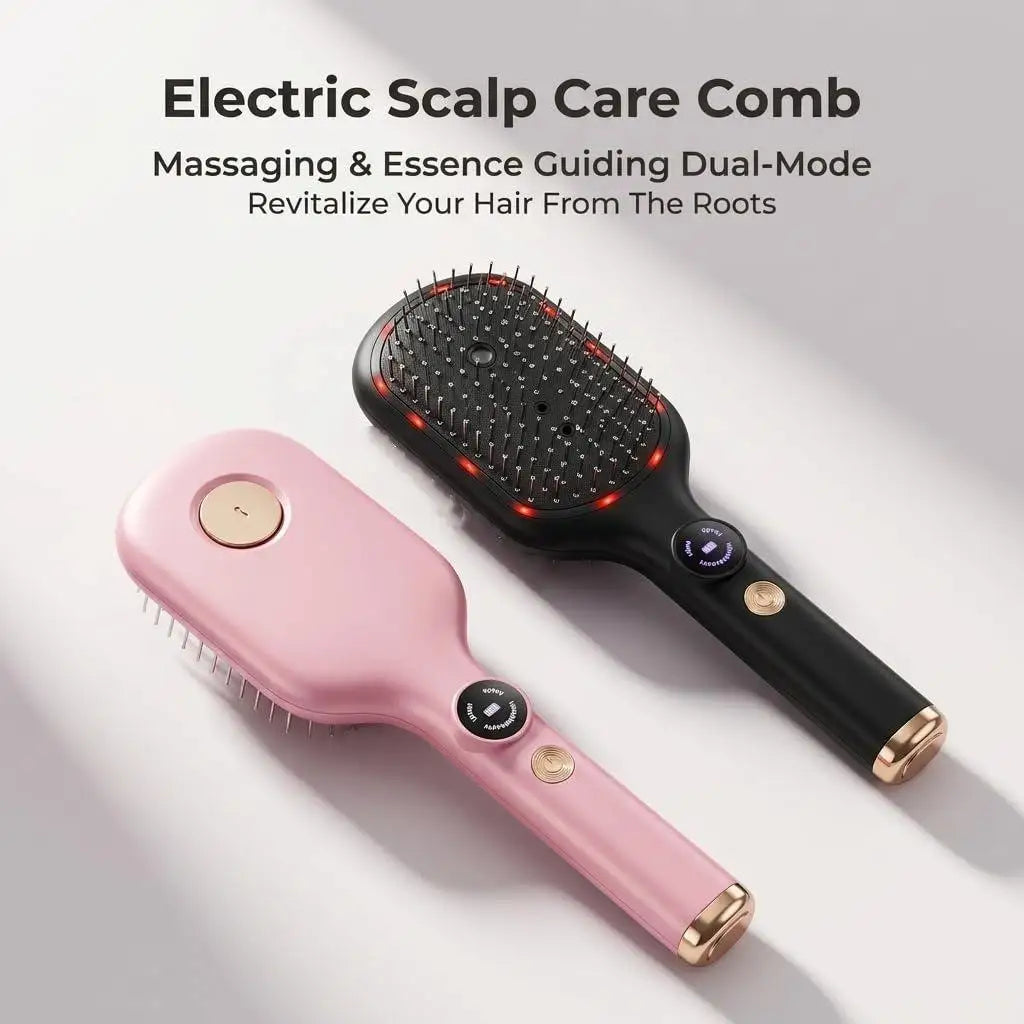 3-in-1 Rechargeable Electric Spray Hair Brush