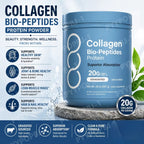 Collagen Peptides Powder Hydrolyzed Protein Unflavored 20 oz