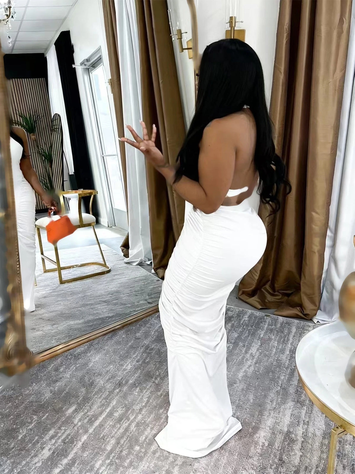 Women's Elegant Sleeveless Party Maxi Dress