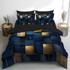 3D Space Cartoon Duvet Cover Set