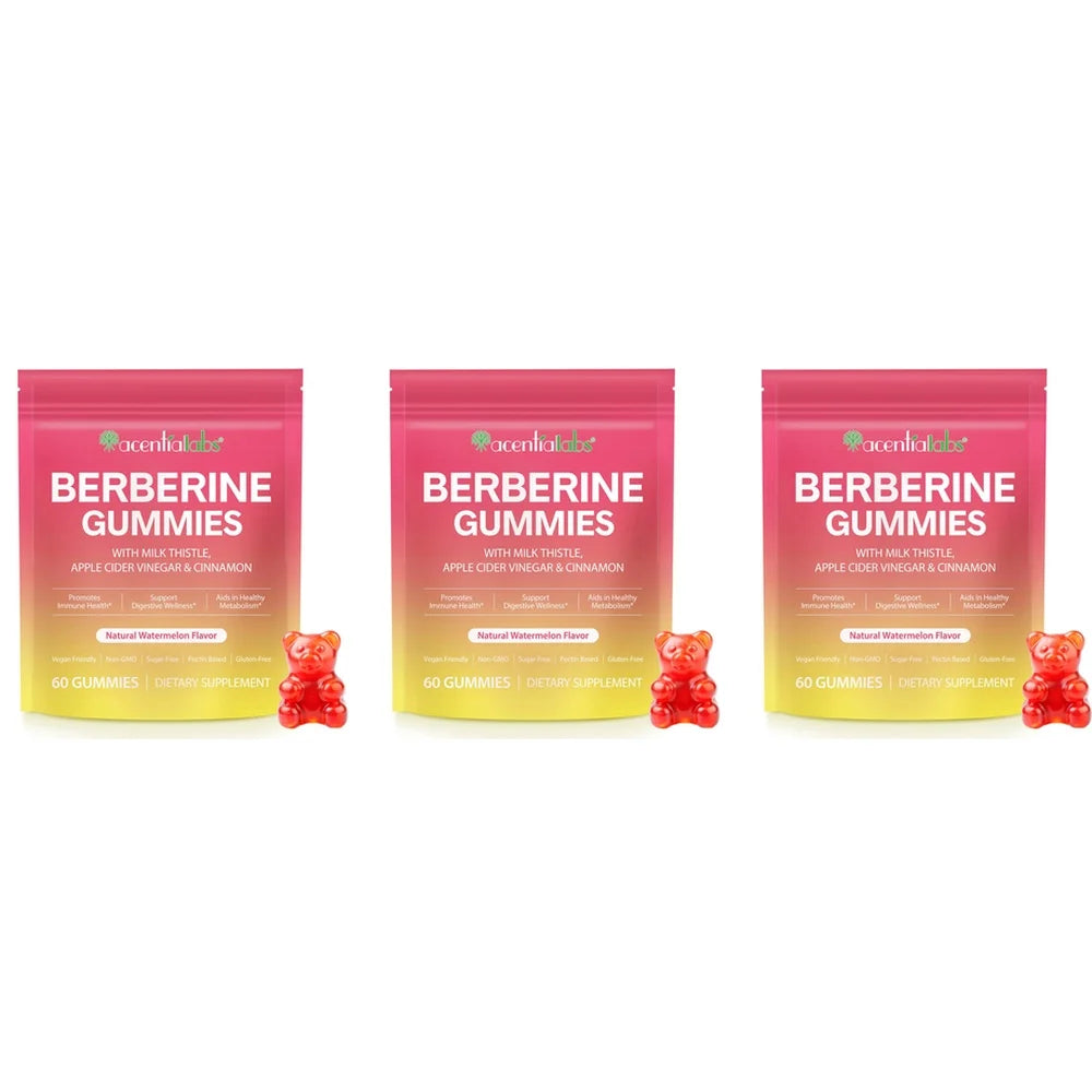 Berberine Milk Thistle Cinnamon ACV Dietary Supplement Gummies