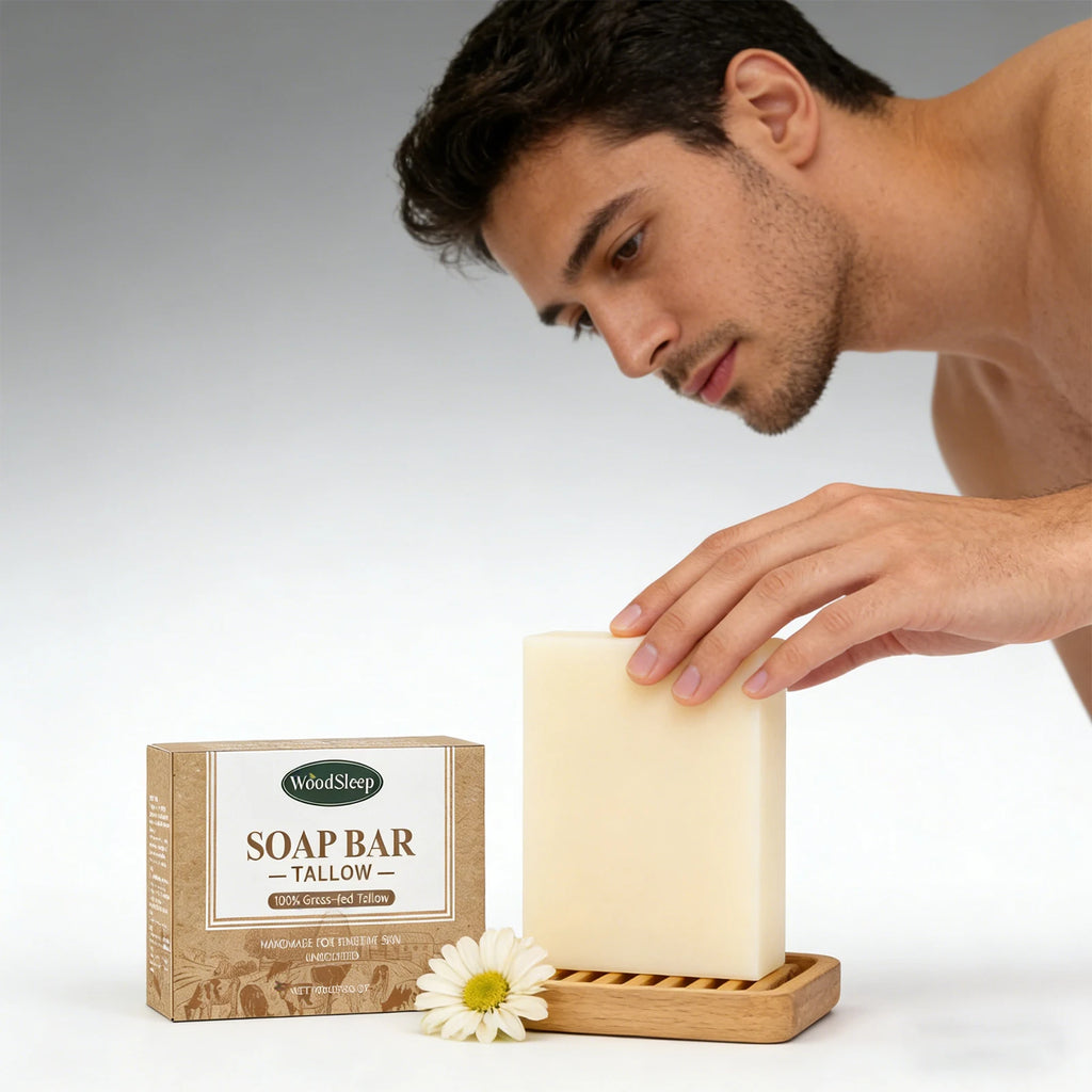 Brightening Tallow Soap Deep Clean Moisturizing Body Bar
