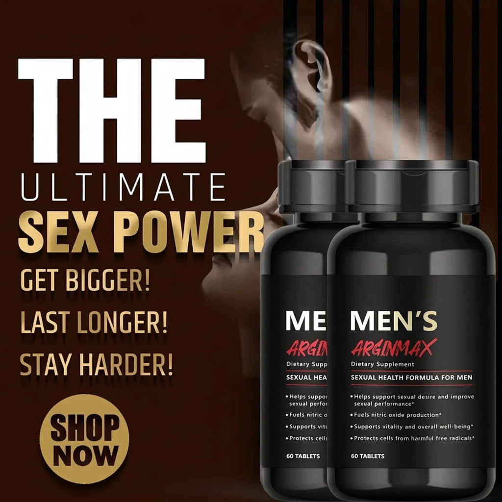 Men's L-Arginine Performance and Endurance Dietary Supplement Tablets