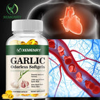 Odorless Garlic Heart and Cholesterol Support Capsules