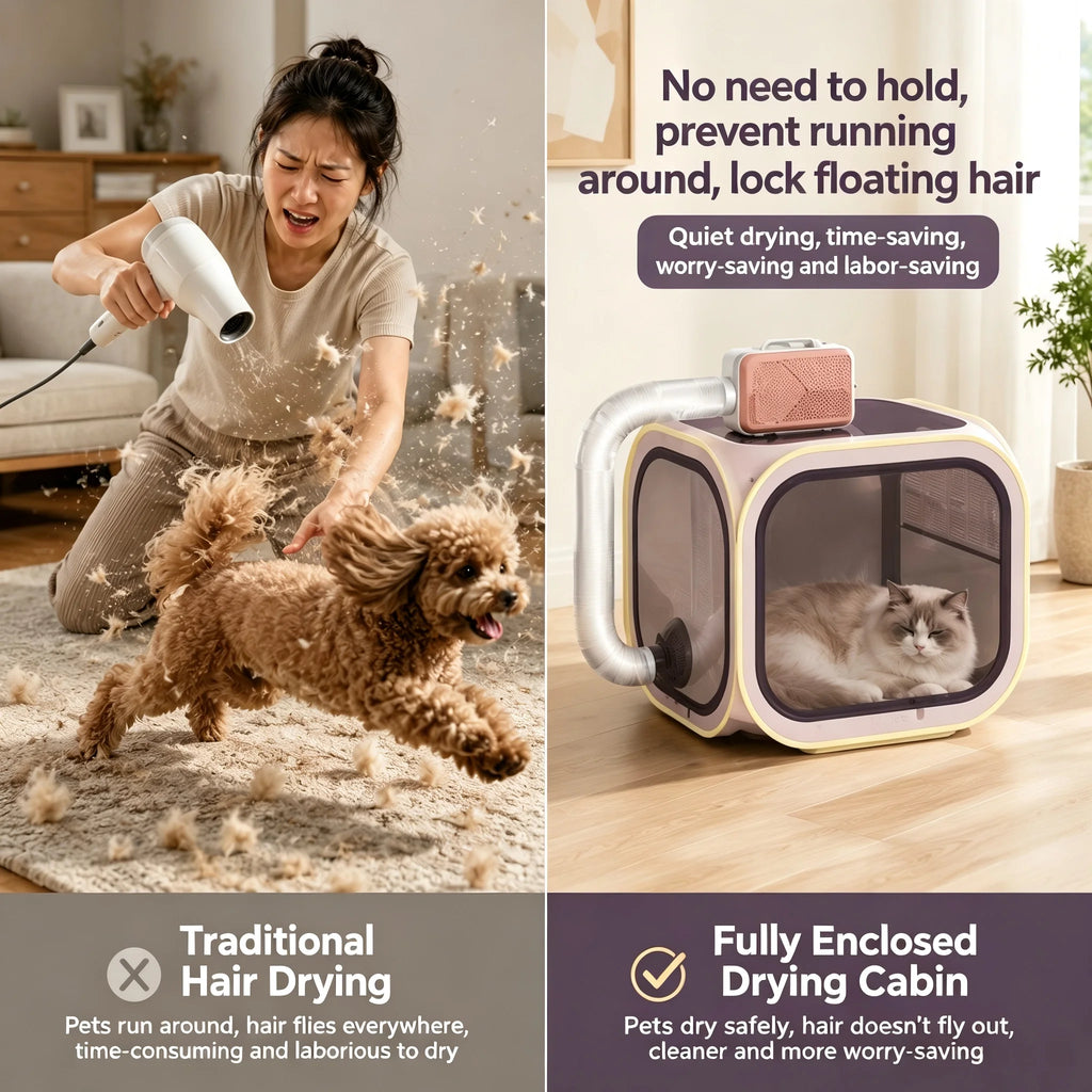 Pet Drying Box for Cats and Dogs