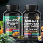 Sea Moss Shilajit Vitality Supplement Capsules