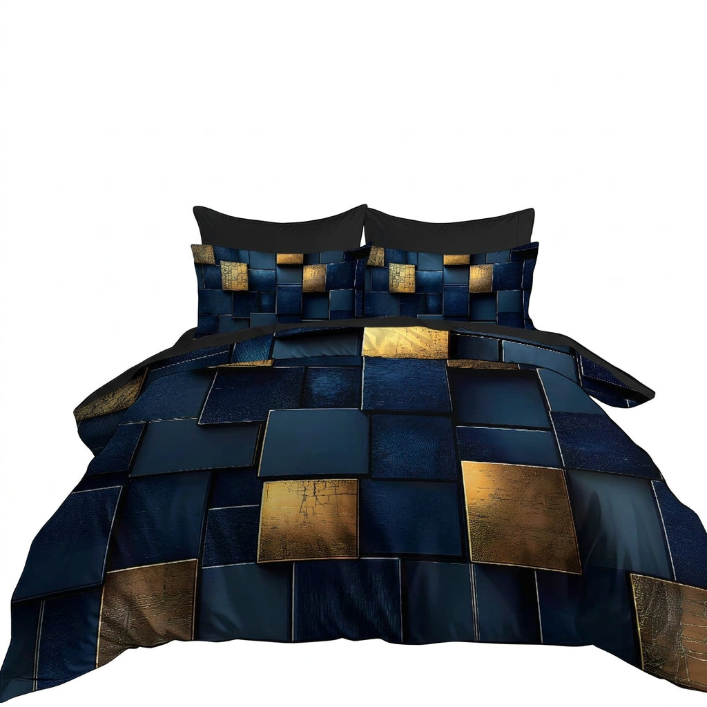 3D Space Cartoon Duvet Cover Set