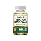 Vegan Omega 3 Algae Oil Brain and Heart Support Capsules