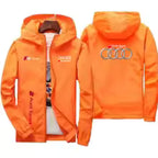 Men's Moto Biker Sport Jacket Thin Polyester