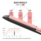 Professional Negative Ion Ceramic Flat Iron Hair Straightener