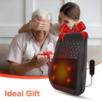 Heat Therapy 3D Kneading Back Massager for Neck Shoulders Legs