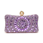 Women's Luxury Pearl Rhinestone Evening Clutch Bag